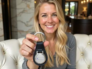 Lexus Portachiavi Designer In Pelle Chic Minimo Drift
